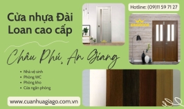 Cửa nhựa đài loan tại Châu Phú, An Giang