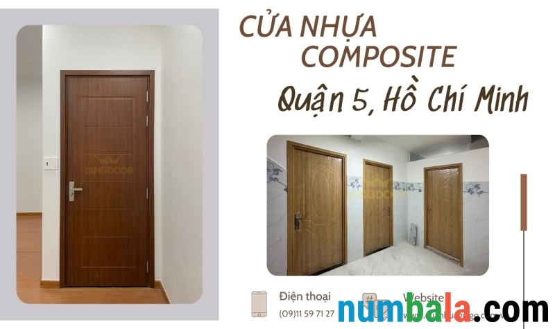 Giá cửa nhựa Composite tại Quận 5 | Cửa chịu nước cao cấp