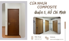 Giá cửa nhựa Composite tại Quận 5 | Cửa chịu nước cao cấp