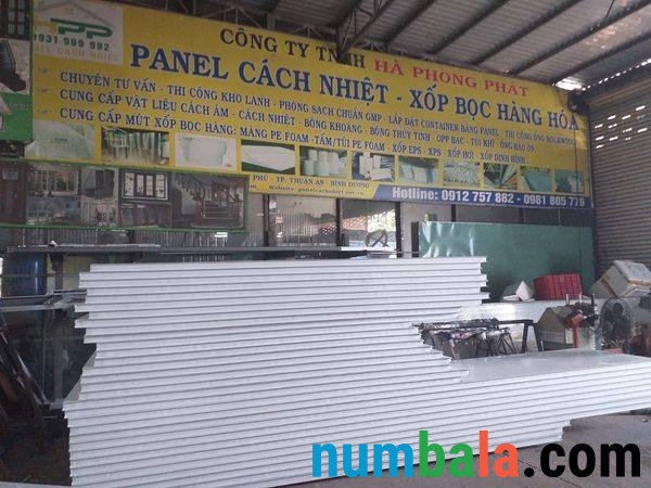 TẤM PANEL LÀM VÁCH NGĂN NHÀ XƯỞNG - VĂN PHÒNG - PHÒNG SẠCH - NHÀ Ở